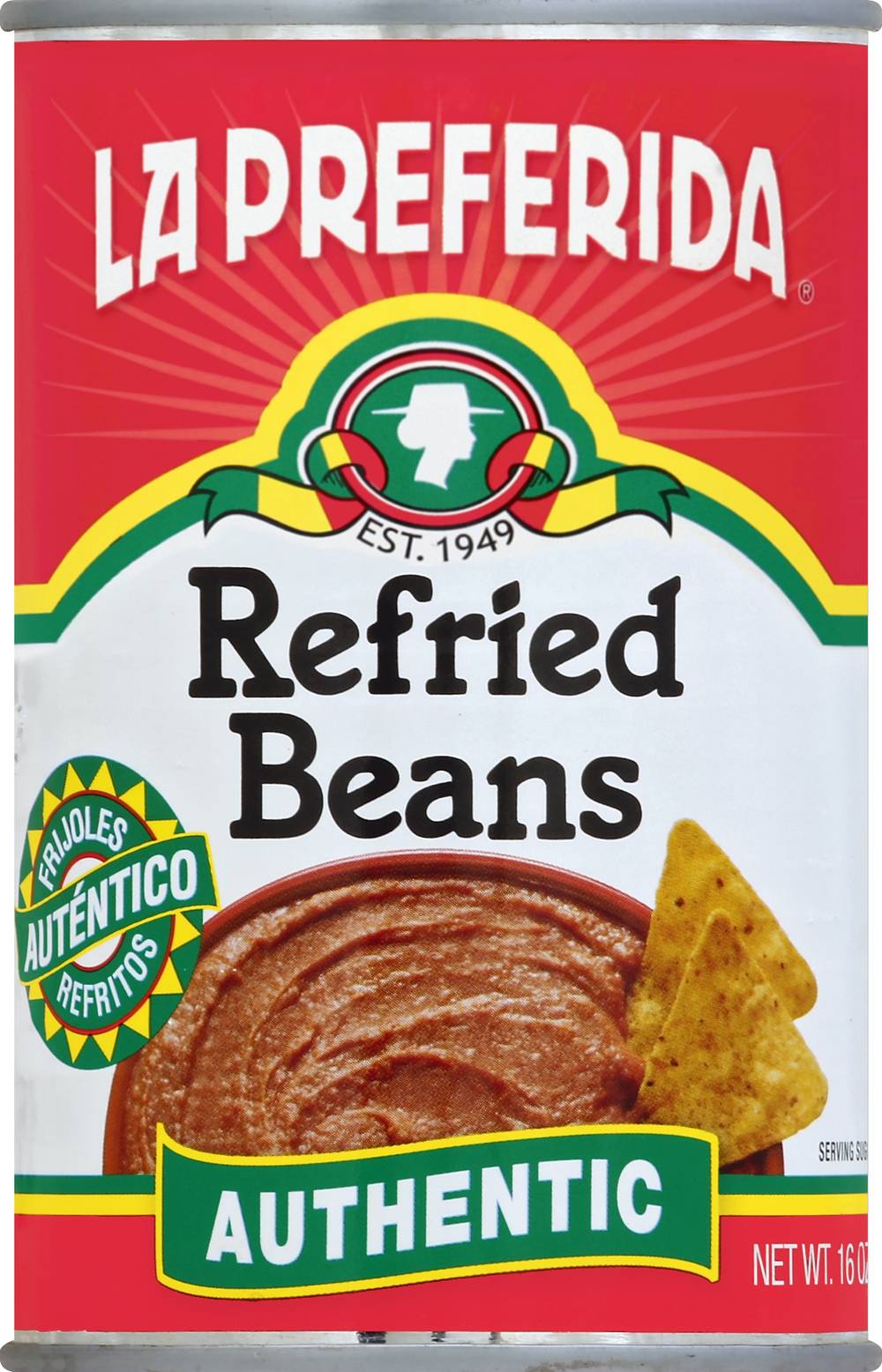 La Preferida Authentic Refried Beans (1 lbs)