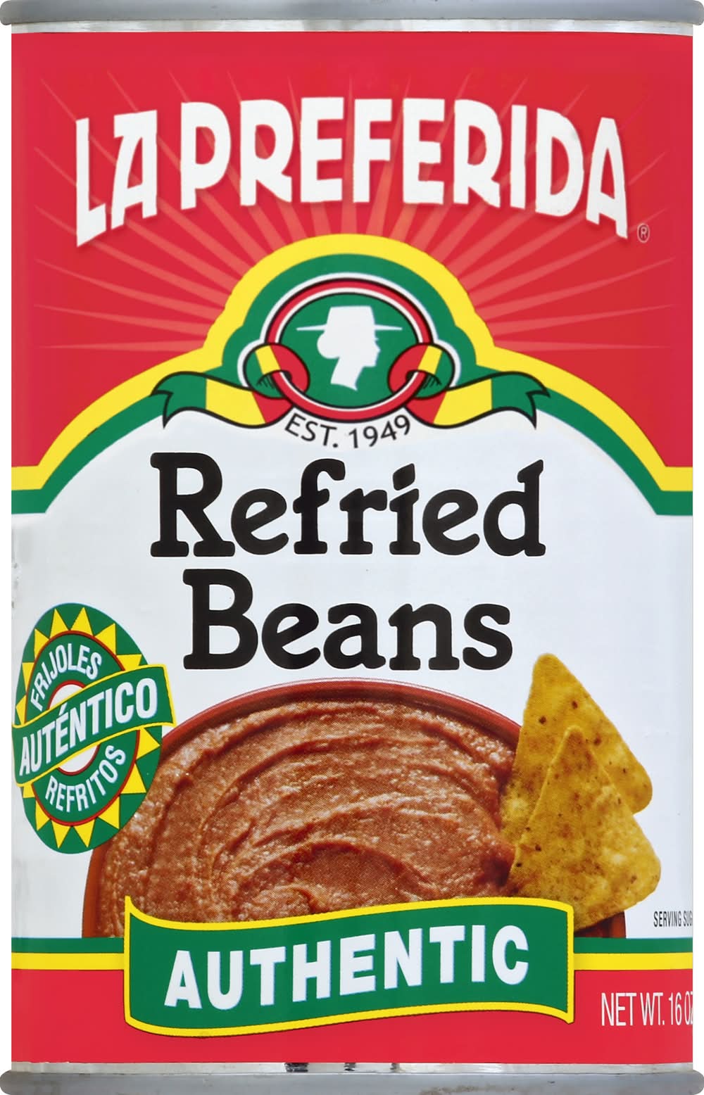 La Preferida Authentic Refried Beans (16 oz, 6 ct)