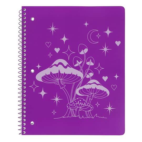 8.5" X 10.5" Mushroom Spiral Bound Notebook By Artist'S Loft