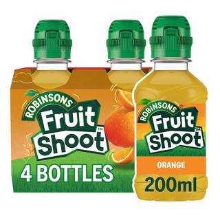Robinsons Fruit Shoot Orange 4 x 200ml