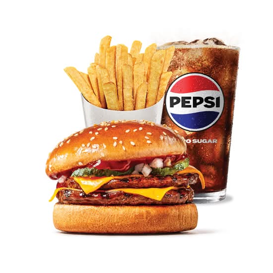 King Value Double Cheeseburger Meal