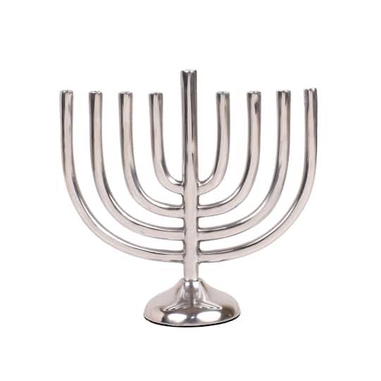 10.5" Silver Menorah By Ashland