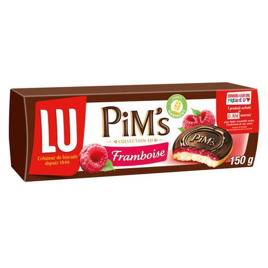 Pim's Biscuits - Tendre génoise framboise 150 g