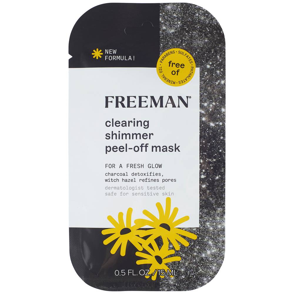 Freeman Clearing Shimmer Peel Off Mask (0.5 oz)