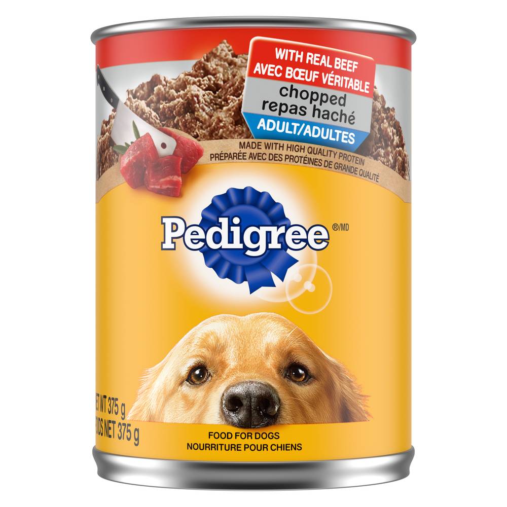 Pedigree Wet Chopped Ground Beef Dinner (375 g)