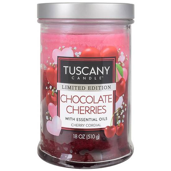 Tuscany TP Chocolate Cherries 18oz Candle