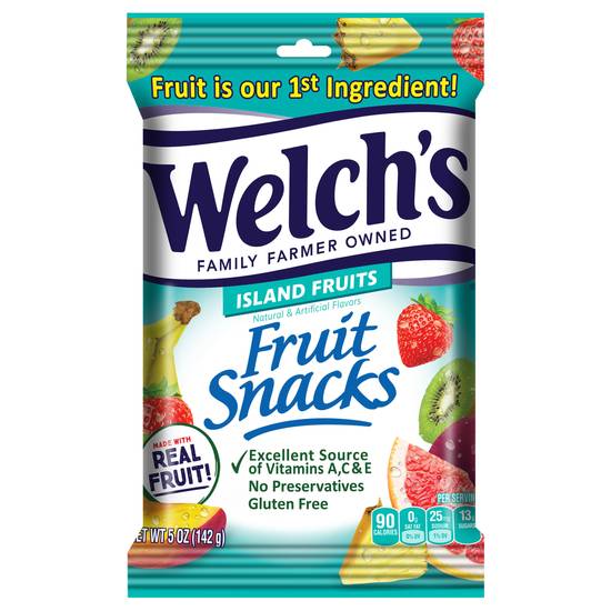 Welch's Fruits Snacks Island Fruits Bag