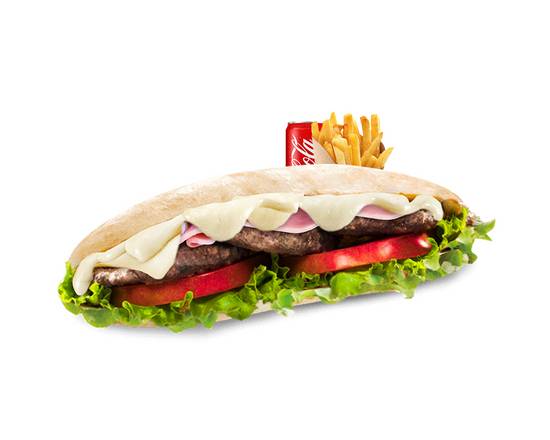 Menu sandwich steak mozzarella