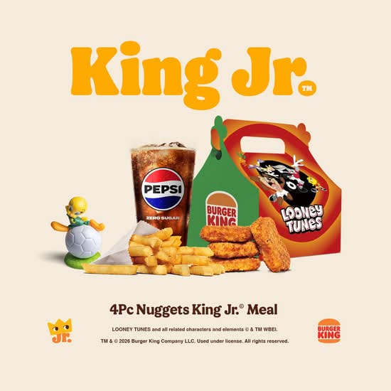 King Jr 4pc Chicken Nugget Meal