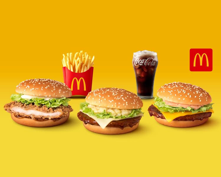 マックのメニュー：マクドナルド追分フレンドマート店 McDonald's