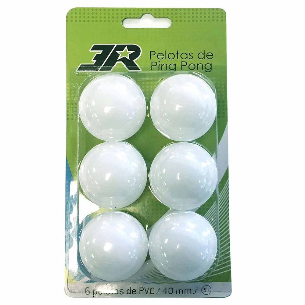 3R pelotas de ping pong (6 piezas)