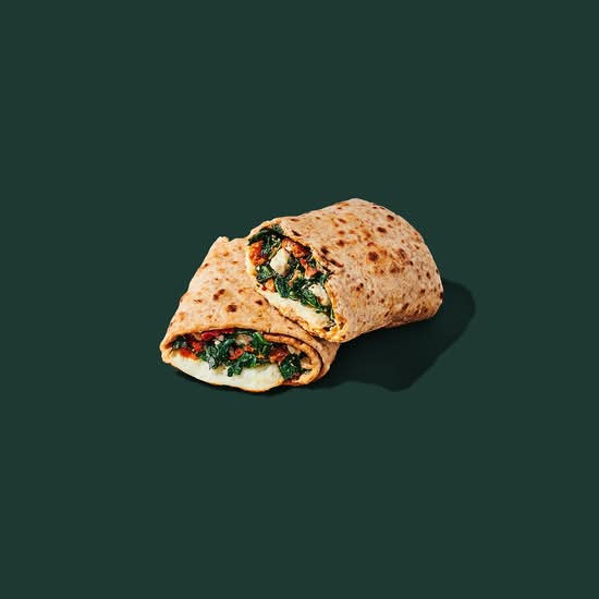 Spinach, Feta & Egg White Wrap