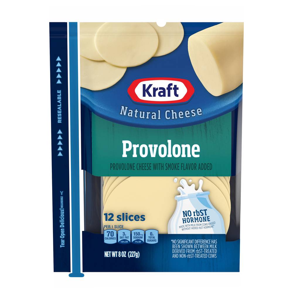 Kraft Provolone Cheese Slices With Smoke Flavor (8 oz)