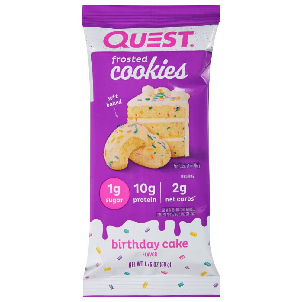 Quest Frosted Birthday Cake Cookies (1.76 oz)