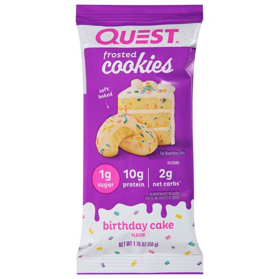Quest Frosted Birthday Cake Cookies