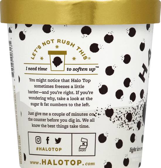 Halo Top Protein Light Cookies & Cream Ice Cream