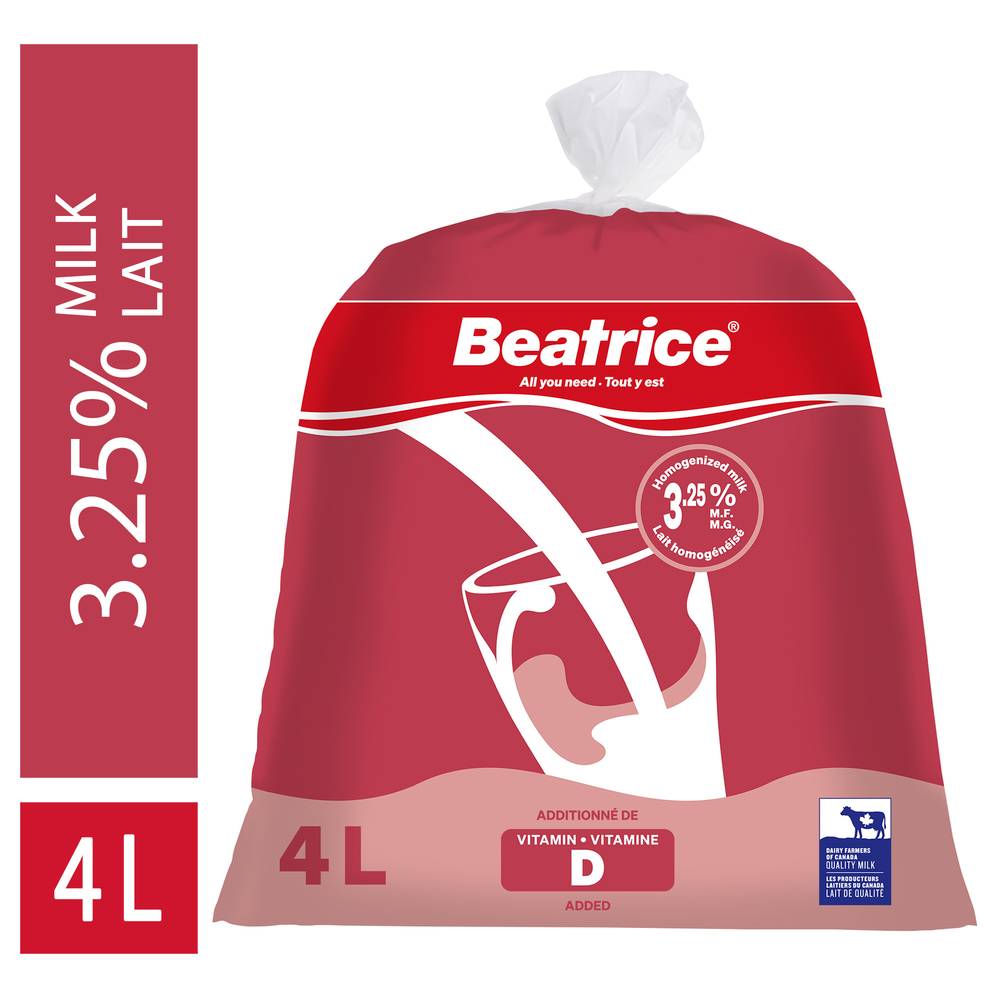 Beatrice 3.25% Homogenized Milk (4 L)