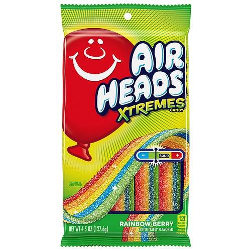 Airheads Xtremes Sour Candy, Rainbow Berry - 4.5 oz