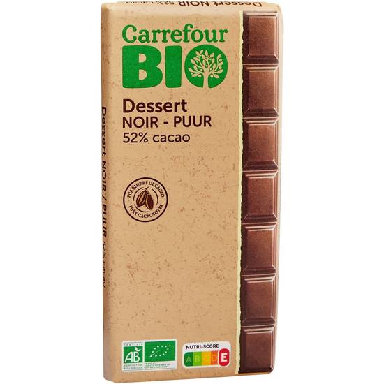 Carrefour Bio - Dessert pâtissier au chocolat bio