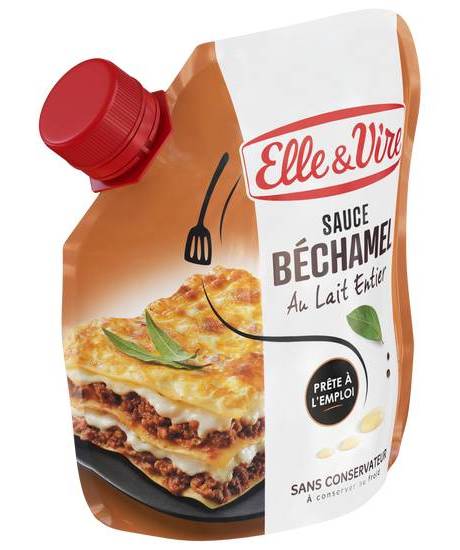 Sauce béchamel au lait entier - elle & vire - 33cl