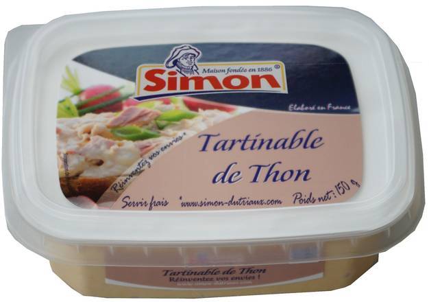 Tartinable de thon - simon - 150g