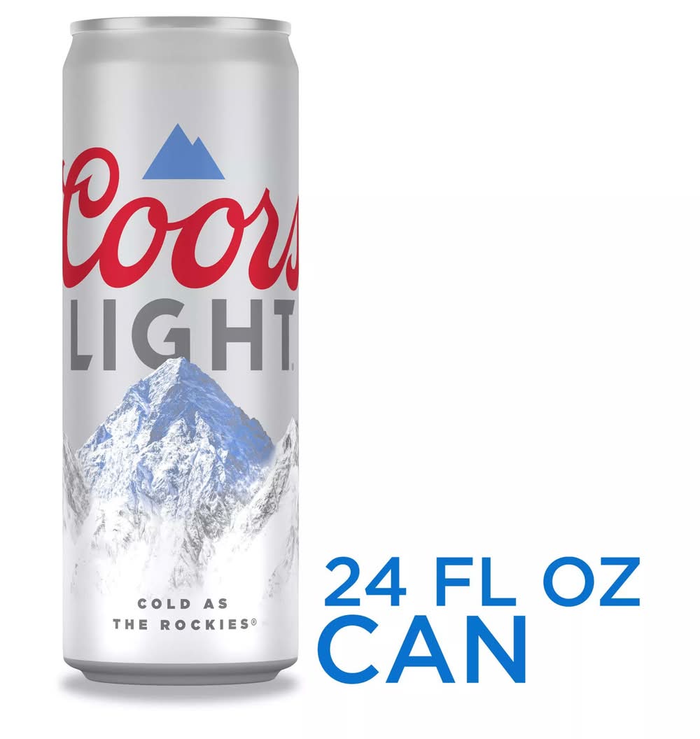 Coors Light American Lager Beer (24 fl oz)