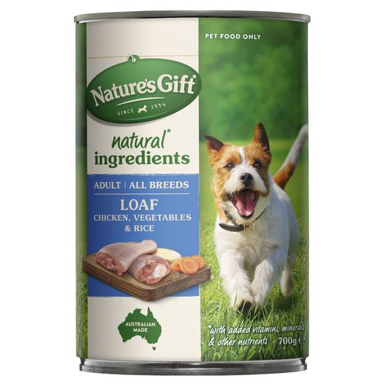 Nature's Gift Rice & Vegetables Chicken Wet Dog Food