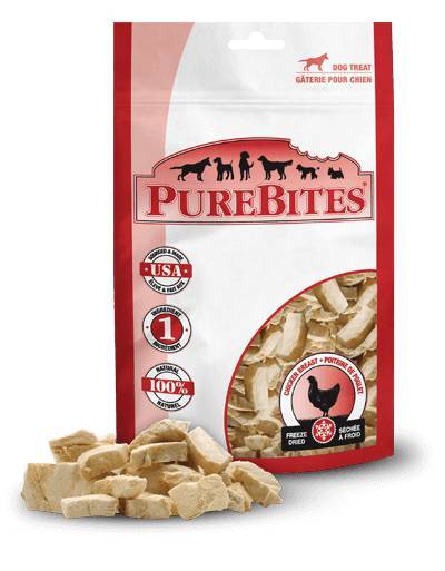 Purebites Freeze Dried Chicken Breast Dog Treats (3 oz)