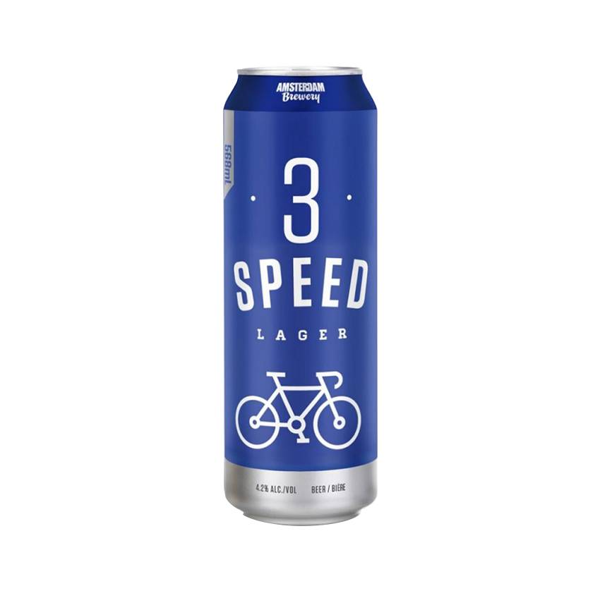 Amsterdam 3 Speed Lager (Can, 568ml)