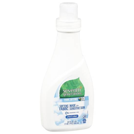 Free & Clear Fabric Softener Seventh Generation 32 fl oz