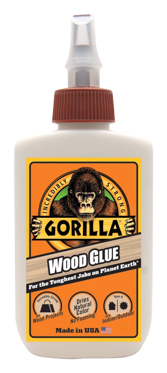 Gorilla Light Tan Wood Glue 4 Oz