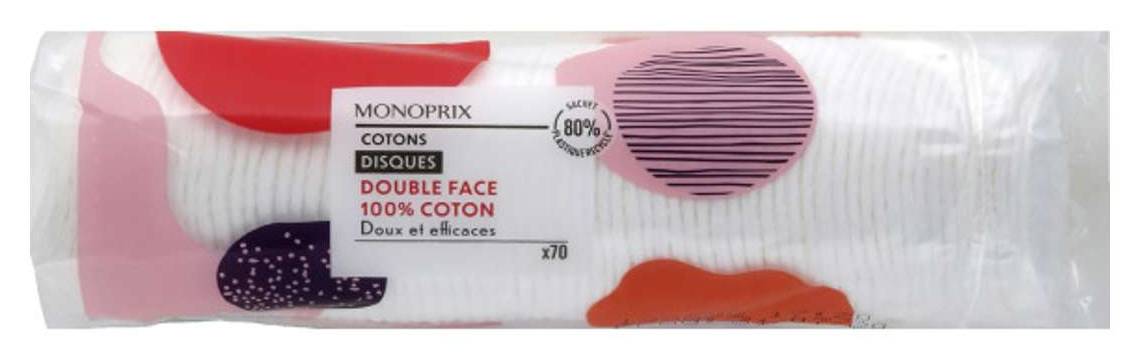 Monoprix - Cotons disques double face (70)