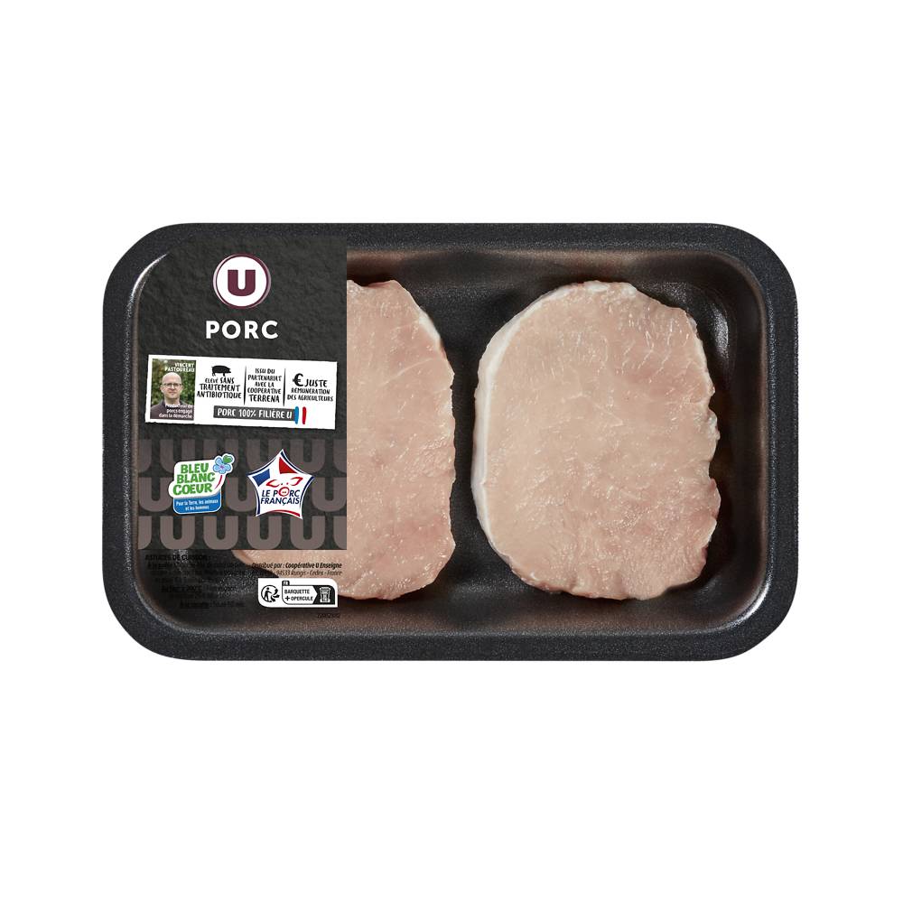 Les Produits U - Pavé de porc (200g)