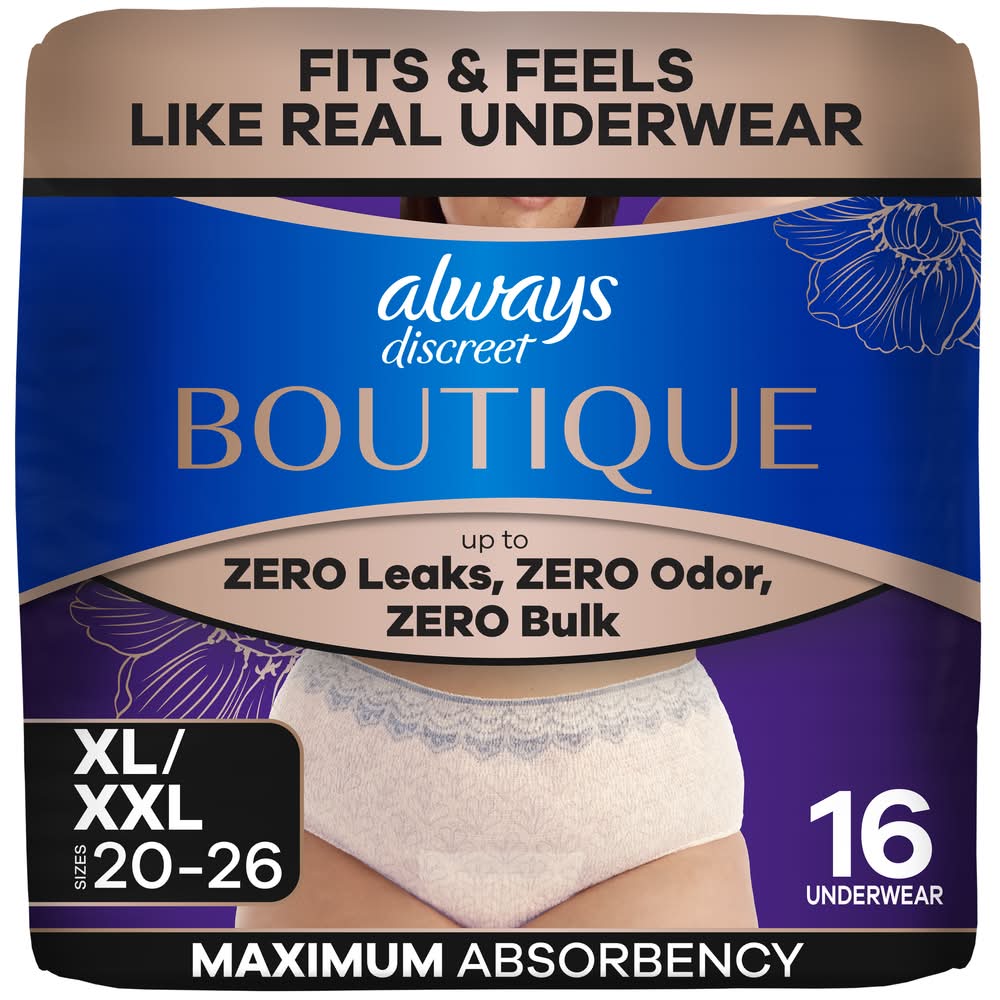 Always Maximum Boutique Underwear Xl