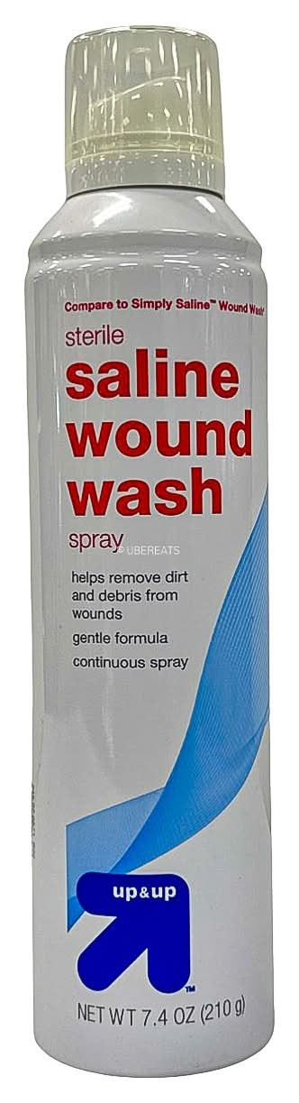 up&up Saline Wound Wash Spray (7.4 oz)