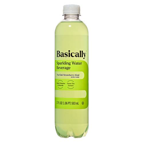 Basically Sparkling Water, Kiwi - Strawberry (17 fl oz)