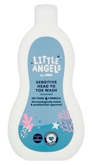 ASDA Sensitive Head To Toe Baby Wash (500ml)