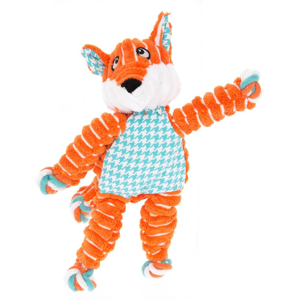 KONG Floppy Knots Fox Orange