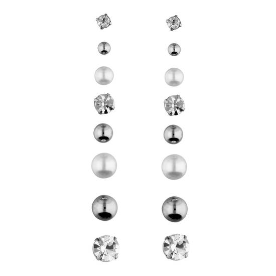 I AM Jewelry Earring-Set, Silver, 16CT
