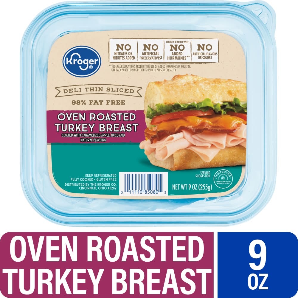 Kroger® Turkey Breast Oven Roasted Deli Thin Sliced