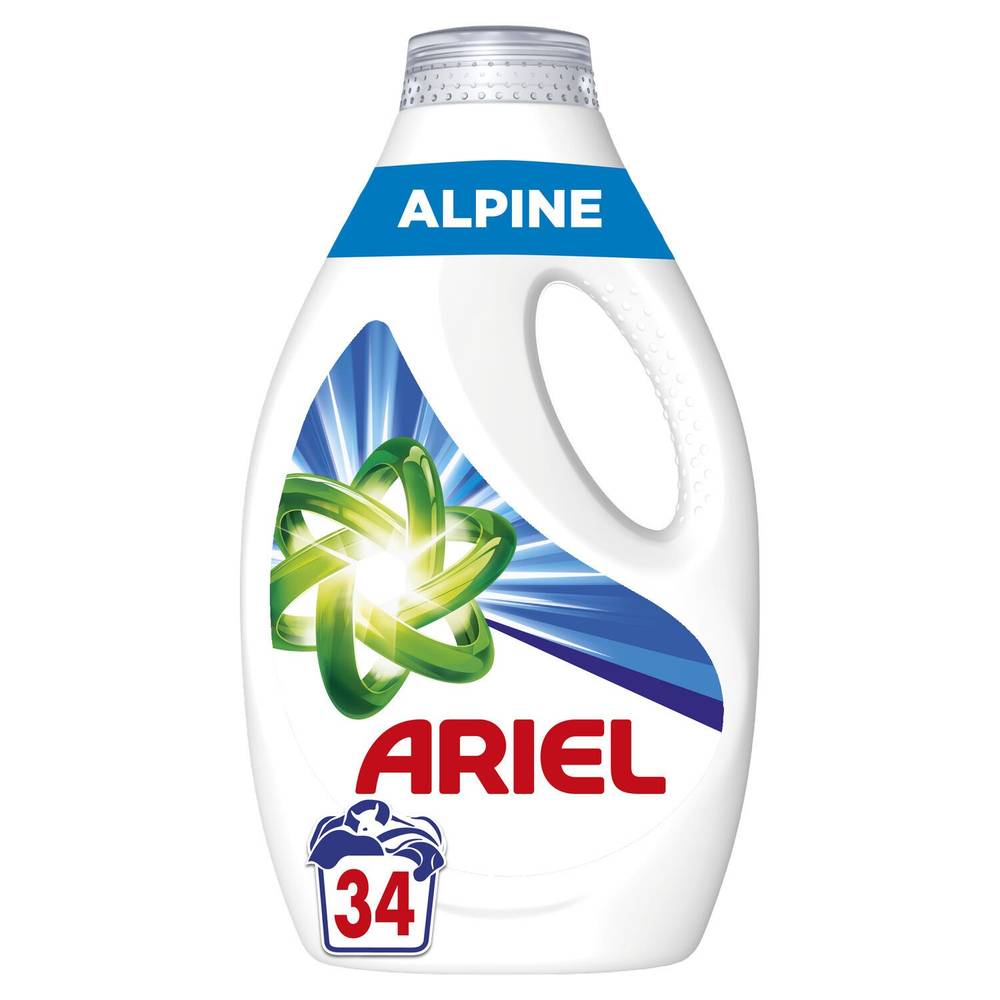 Ariel - Lessive liquide alpine 34 Lavages