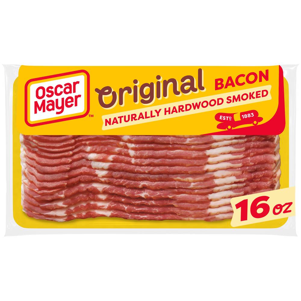 Oscar Mayer Naturally Hardwood Smoked Original Bacon (16 oz)