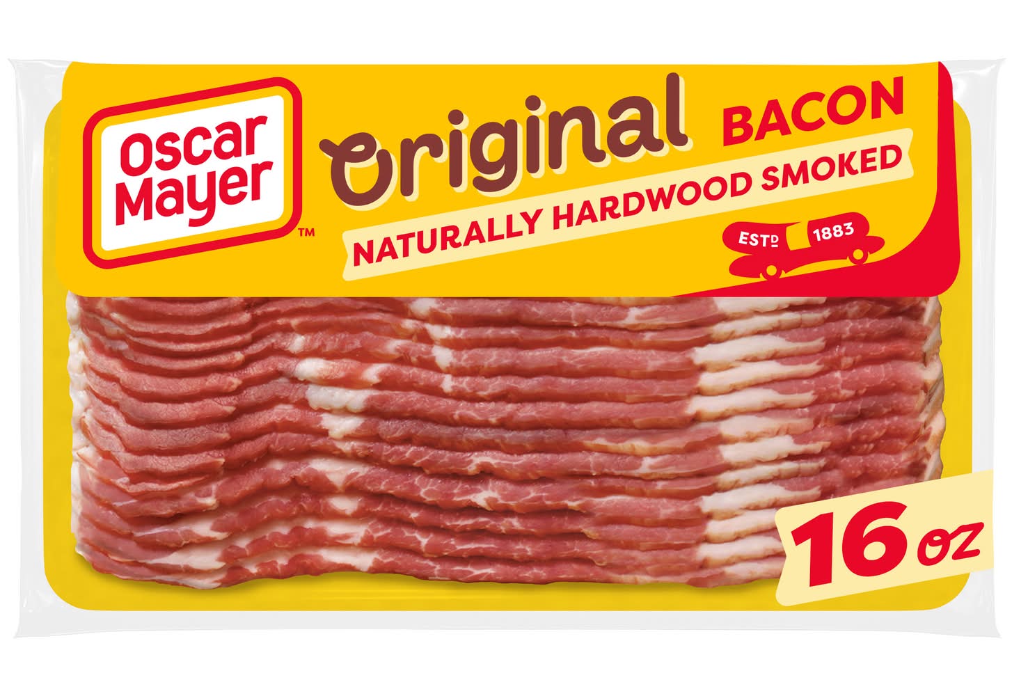 Oscar Mayer Naturally Hardwood Smoked Original Bacon (16 oz)