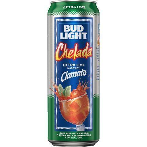 Bud Light Chelada with Extra Lime 25oz Can