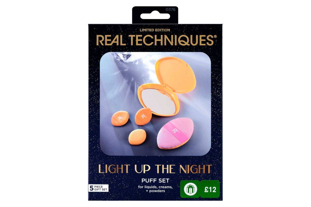 Real Techniques Light Up The Night Puff Set