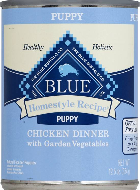Blue Buffalo Puppy Chicken Dinner With Garden Vegetables
