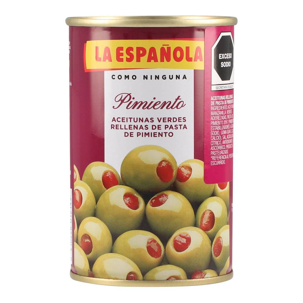 La Española · Aceitunas verdes rellenas de pimiento (300 g)