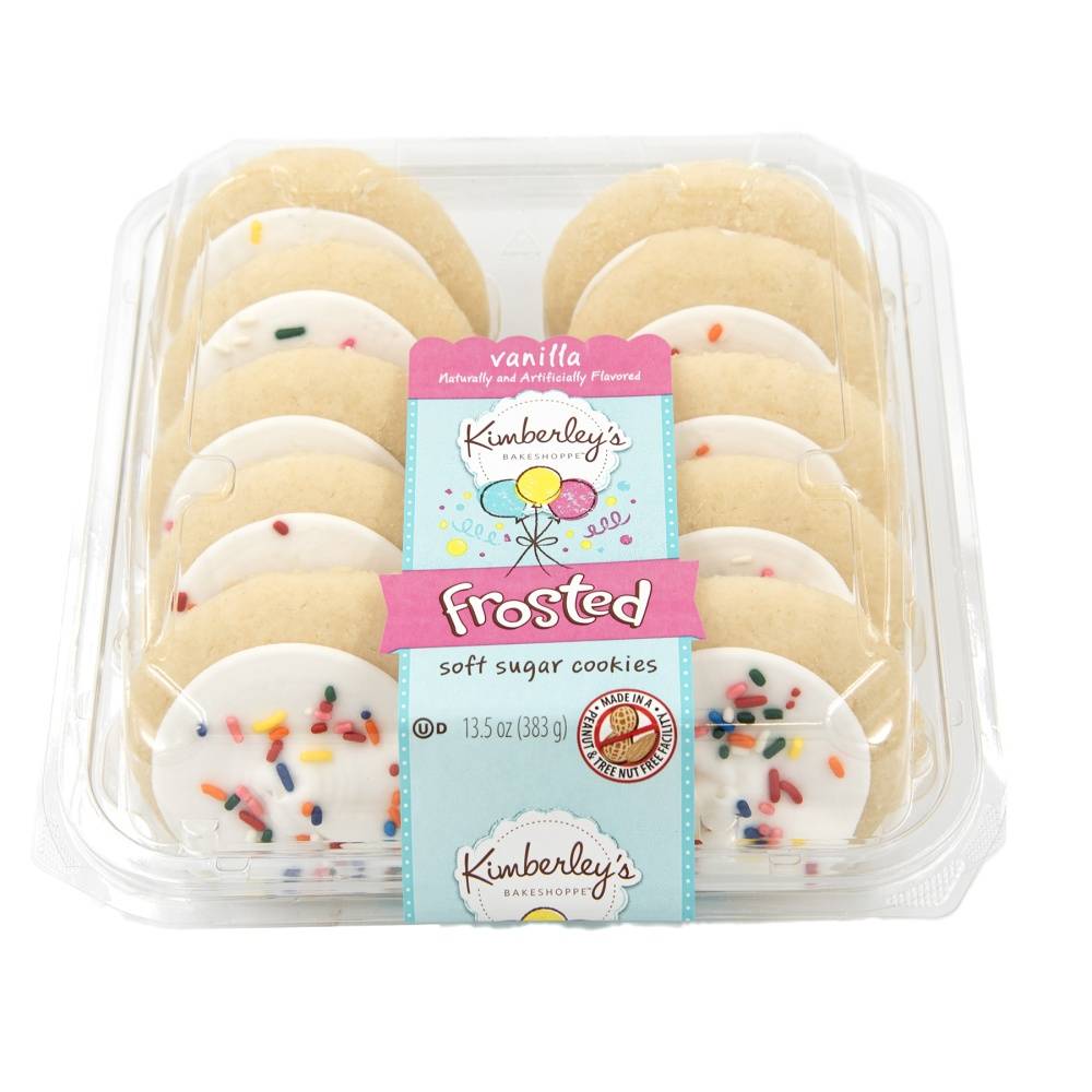 Kimberleys 10ct White Frosted Sugar Cookie (13.5 oz)