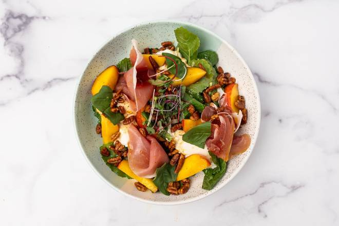 Burrata, Prosciutto & Stone Fruit Salad