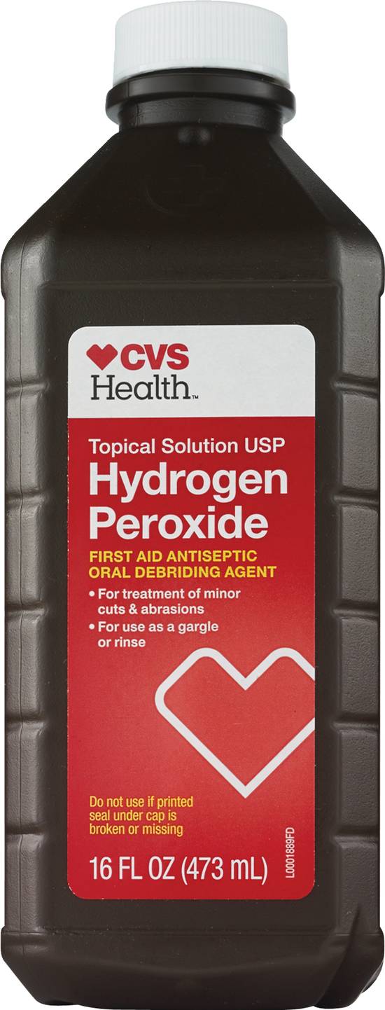 CVS Health Hydrogen Peroxide Solution, 16 FL OZ